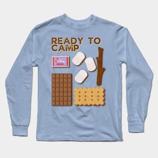 Ready to Camp (Smores) Long Sleeve T-Shirt